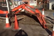 excavating